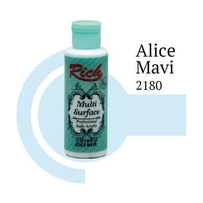 Rich Multi Surface 2180 ALICE MAVİ Akrilik Boya 120cc