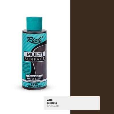 Rich Multi Surface 2236 ÇİKOLATA Akrilik Boya 120cc
