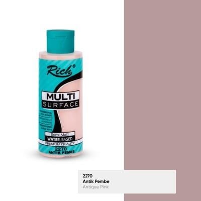 Rich Multi Surface 2270 ANTİK PEMBE Akrilik Boya 120cc