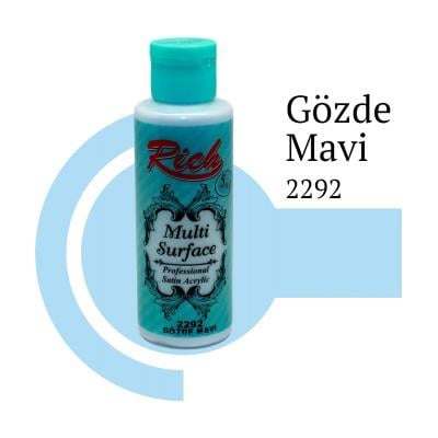 Rich Multi Surface 2292 GÖZDE MAVİ Akrilik Boya 120cc