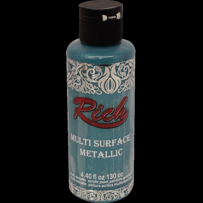 Rich Multi Surface Metalik Boya 130 Cc Turkuaz 6532