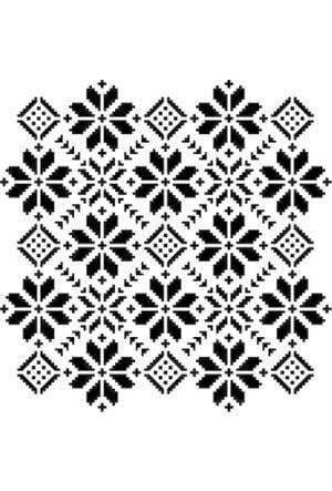 Stencil Tasarım HD254 Stencil 30X30