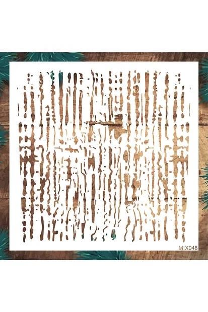 Stencil Tasarım MİX048 Stencil 25X25