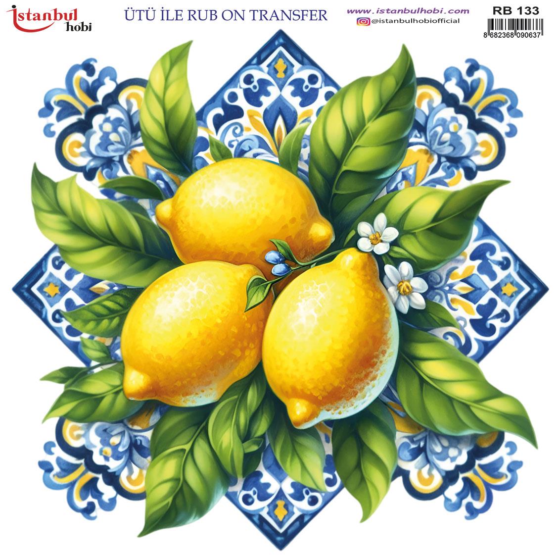 ÜTÜ İLE RUB ON TRANSFER RB 133  30 X 30 cm
