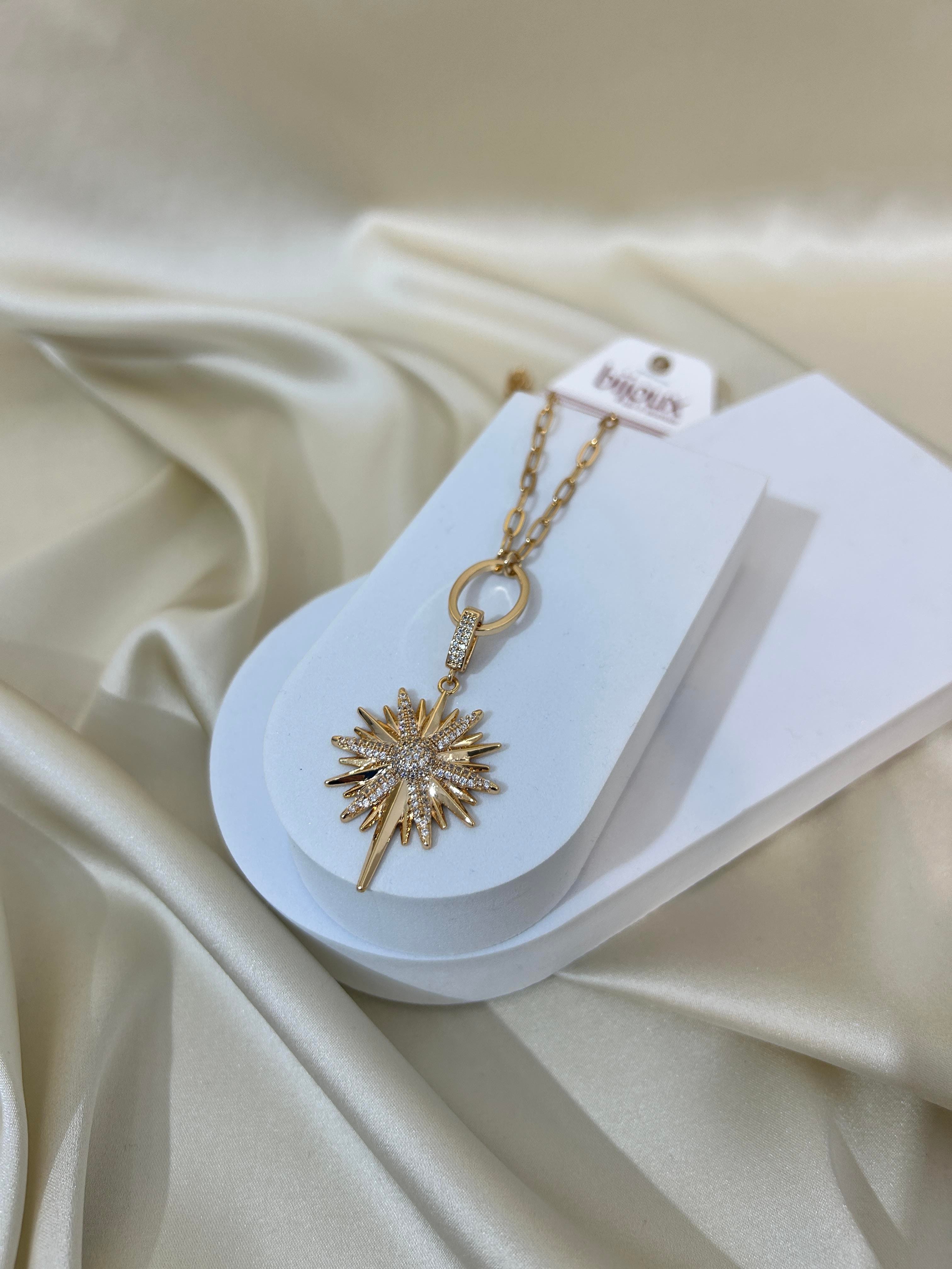 Rose Gold Taş Detaylı Kolye