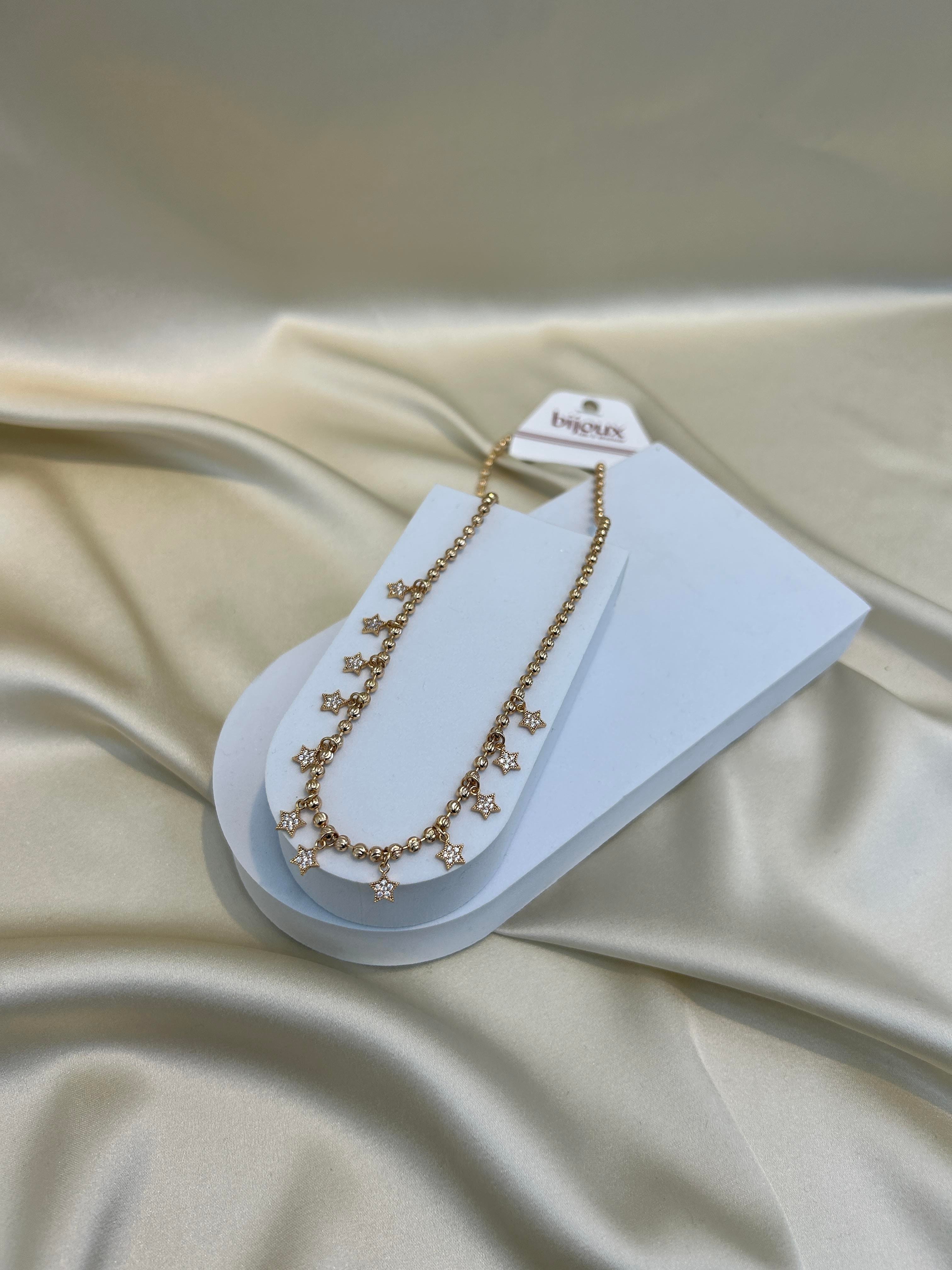 Rose Gold Yıldızlı Kolye