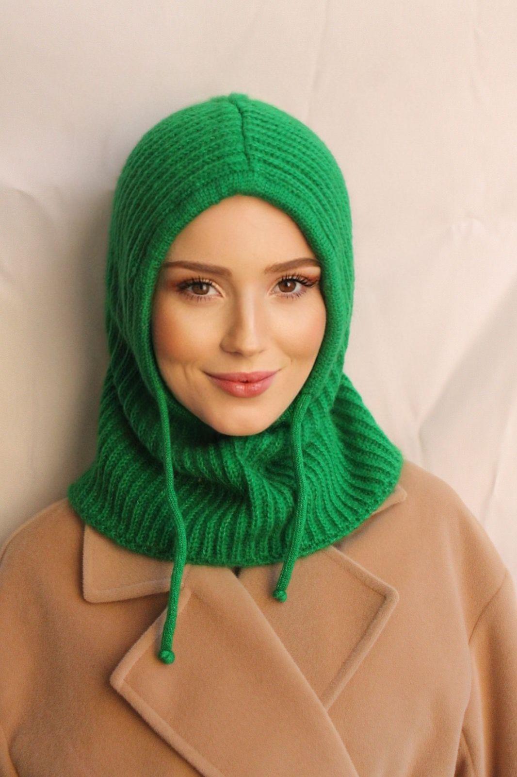 Triko Yeşil Balaklava