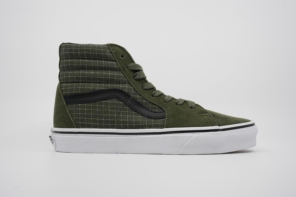 UA SK8-Hi  Yeşil/Beyaz Unisex VN0007NS0FI1