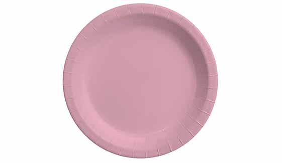 Pembe Karton Tabak 23 cm 8 li Paket