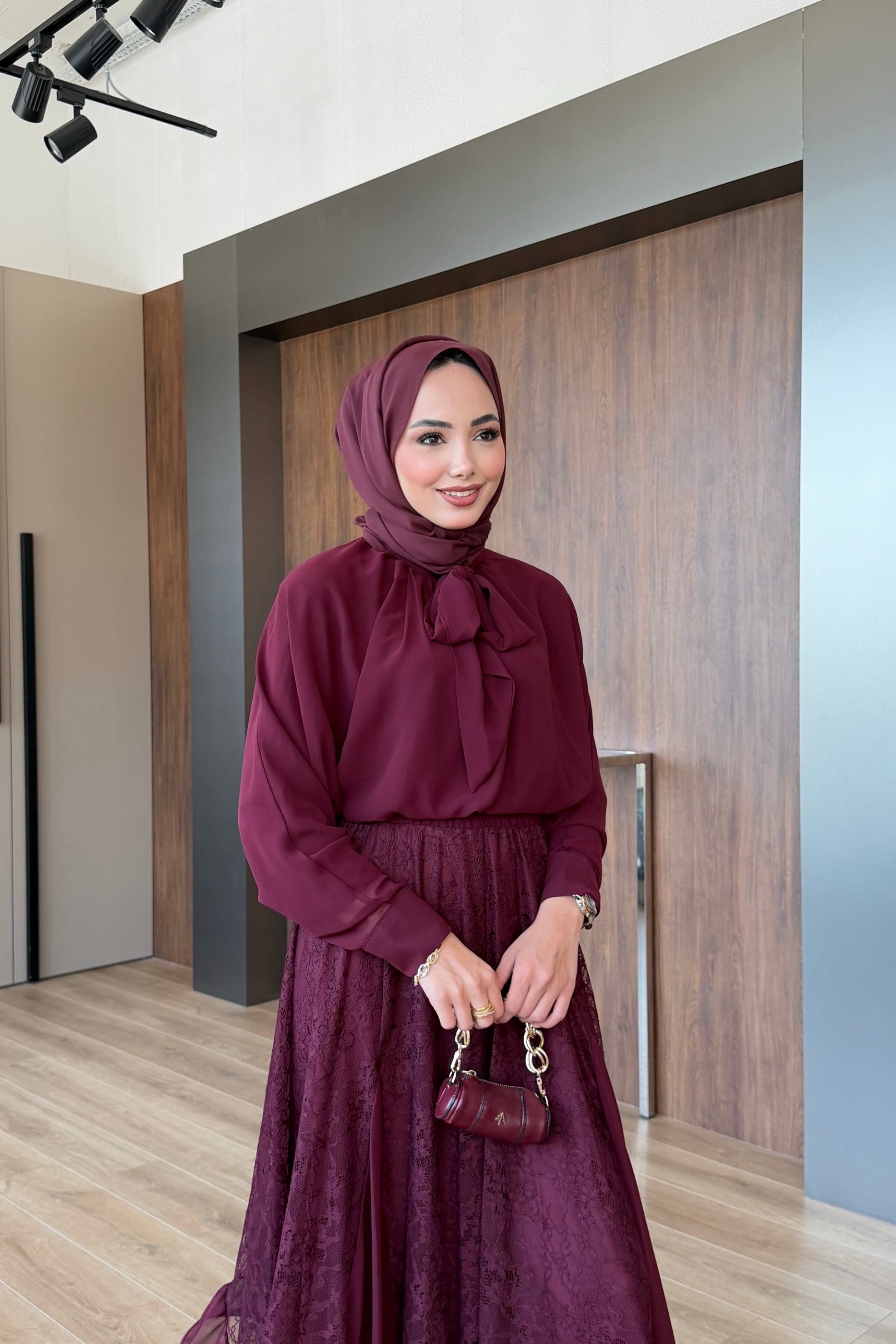 Biray Etekli Takım Bordo