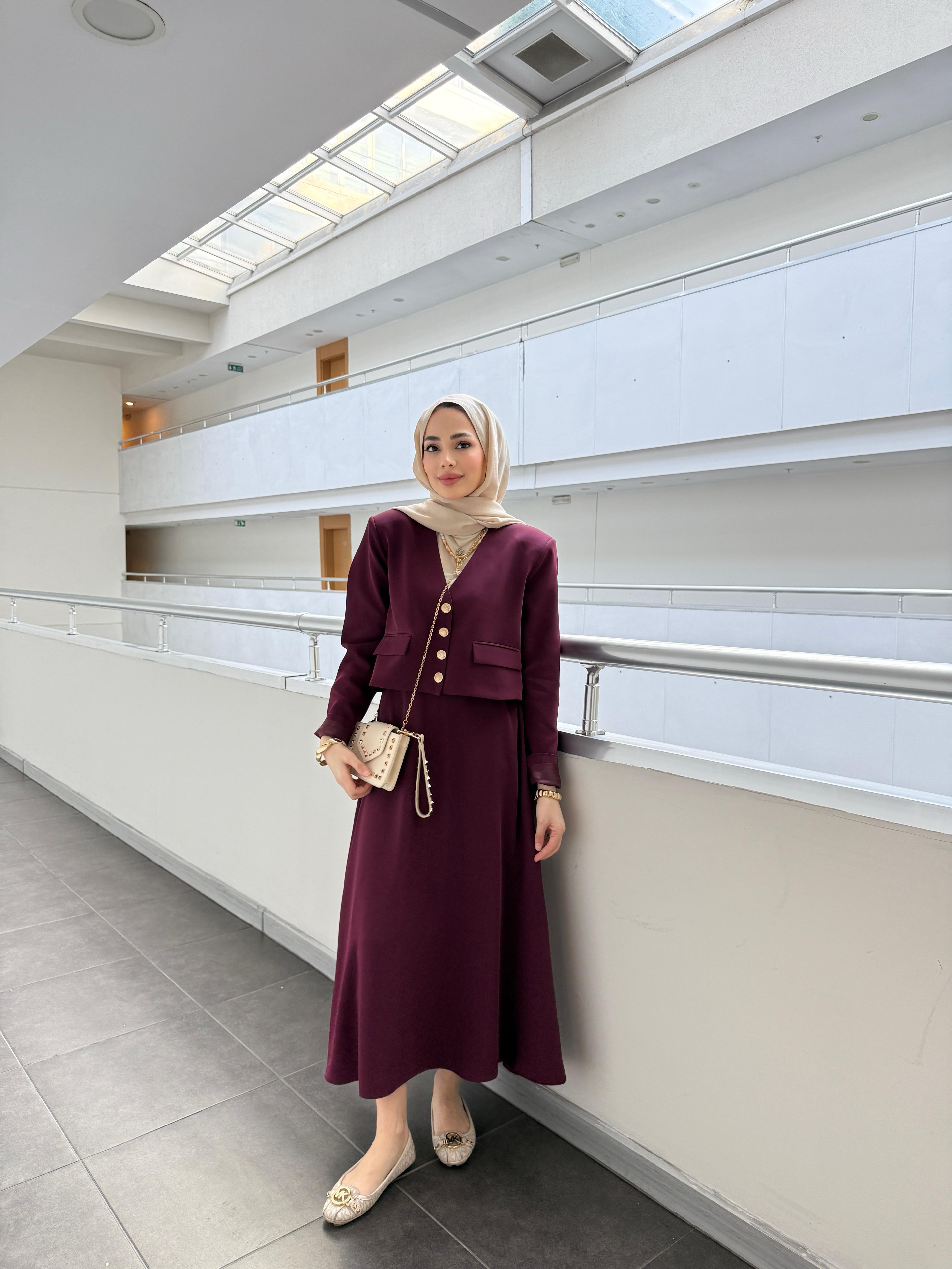 Vera Takım Burgundy