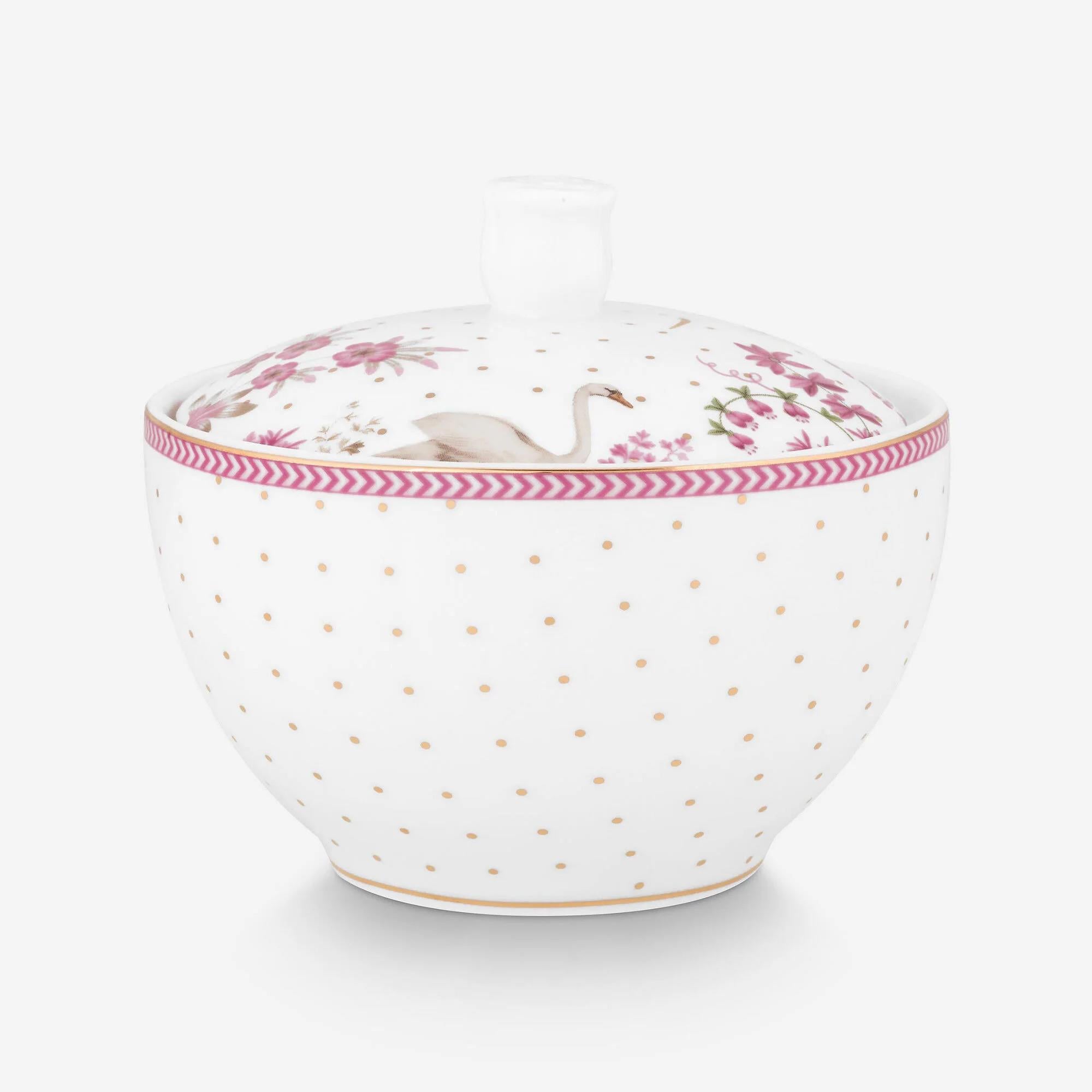 Beyaz Porselen Şekerlik 300 Ml Jolie Collection by Pip Studio