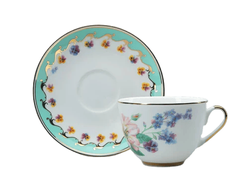 Çay Fincanı şekli Bahar 2 çizimi Flora'nın Gülümsemesi 2