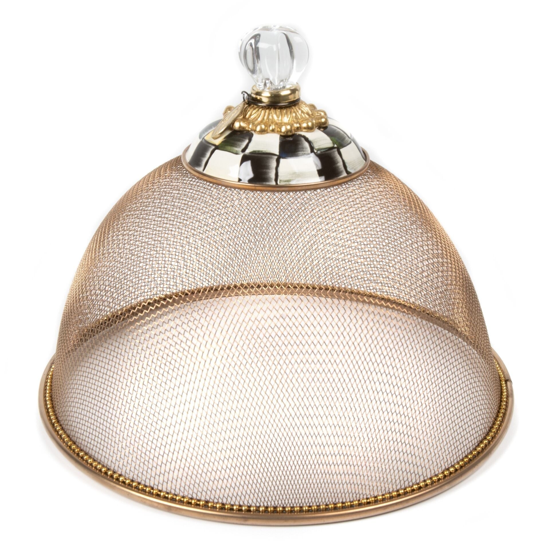 Courtly Check Small Mesh Dome