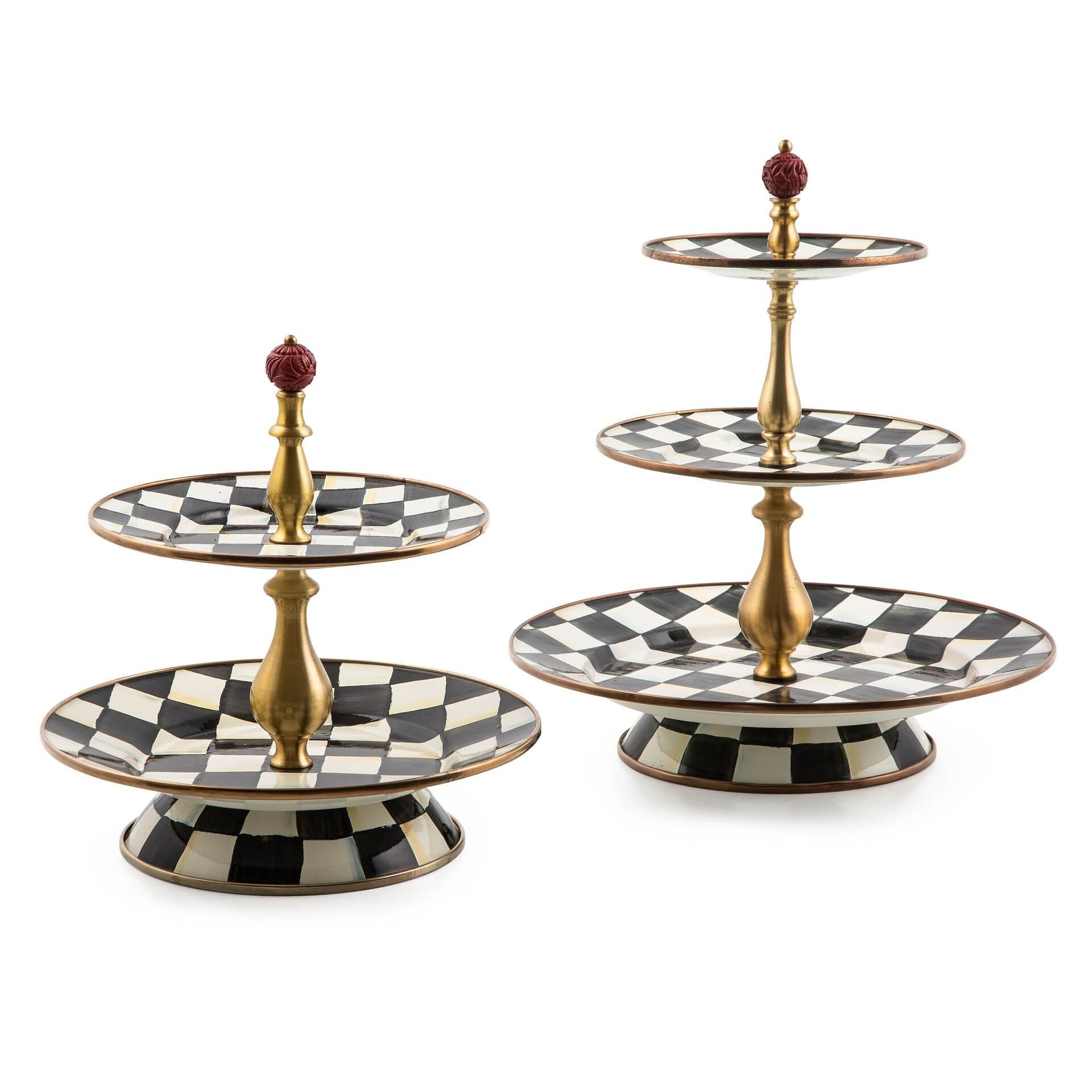 Courtly Check Three Tier Sweet Stand
