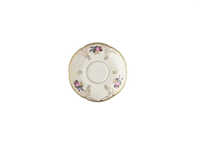 Sanssouci Elfenbein Diplomat Porselen Kahve/Çay Fincan Tabağı 14 cm