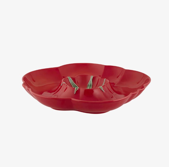 Tomato Kırmızı Seramik Servis Tabağı