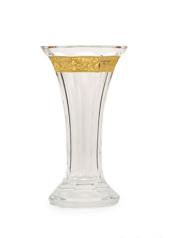 Varak Desenli Kristal Vazo