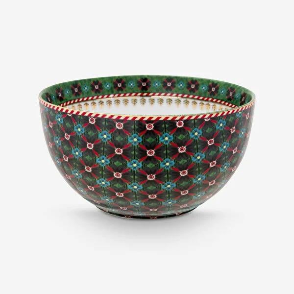 Yeşil Porselen Kase 12 Cm Berry Blues Collection by Pip Studio