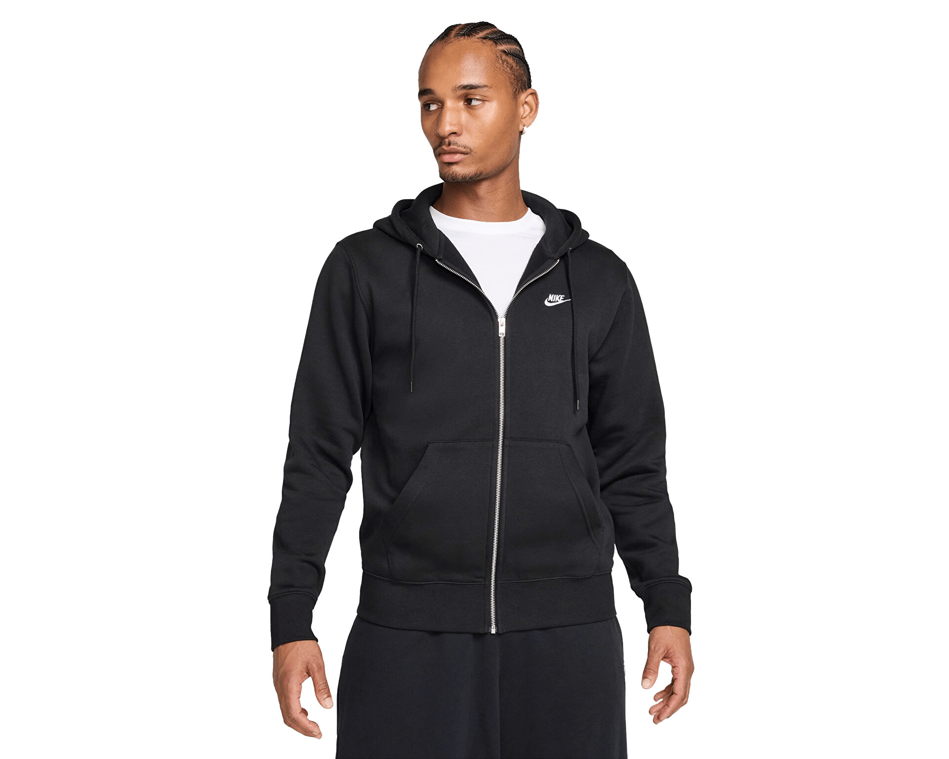 NIKE FN3861-010 M NK CLUB BB FZ HOODIE