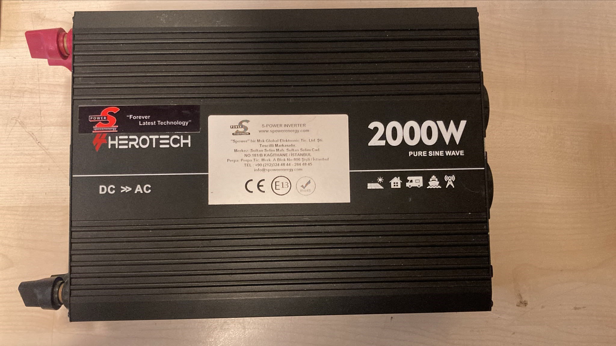 Herotech 2000W Tam Sinüs İnverter (Outlet)