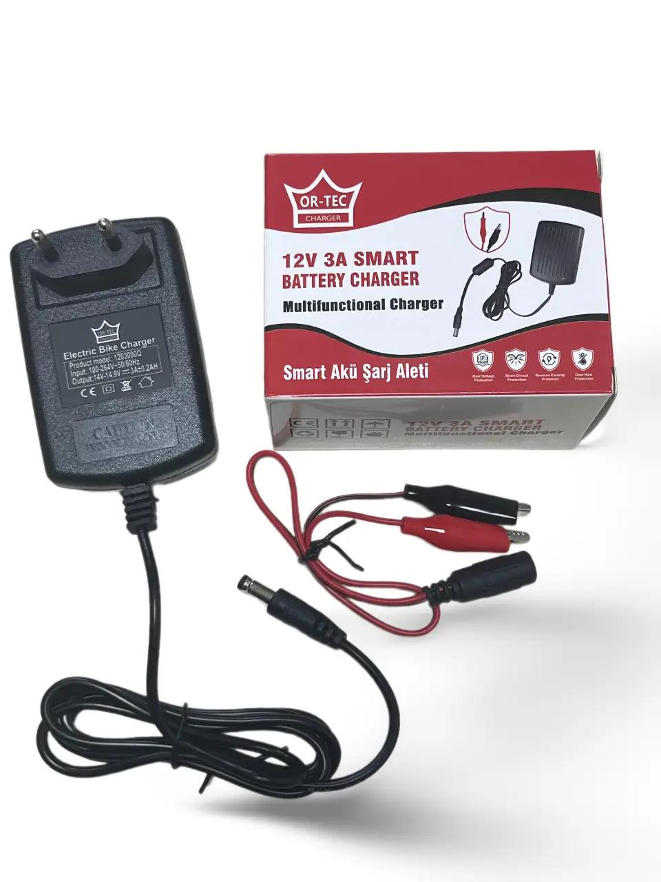 ORTEC 12V 3A AKÜ ŞARJ ALETİ