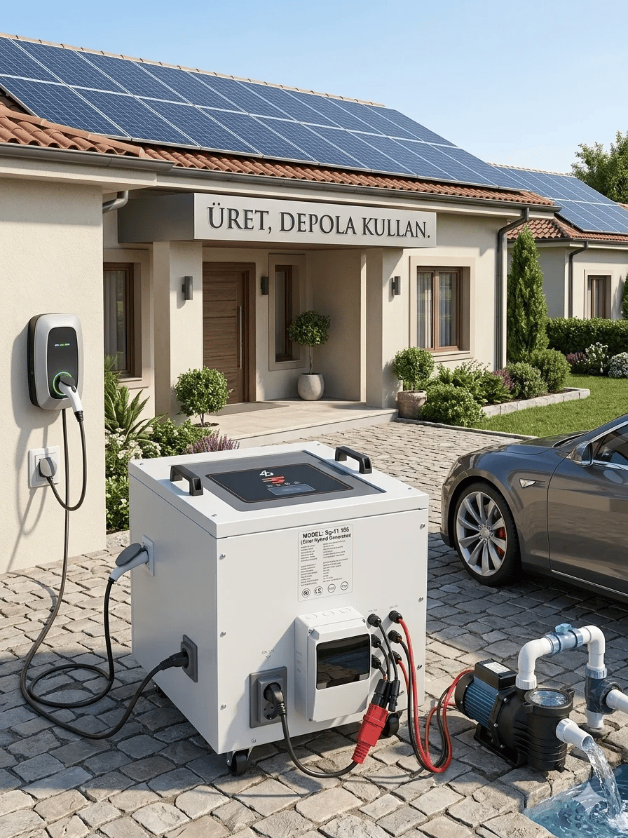 Spower Energy Solar Hibrit Jeneratör Sg-11 210AH 48 210 (11000 Watt)