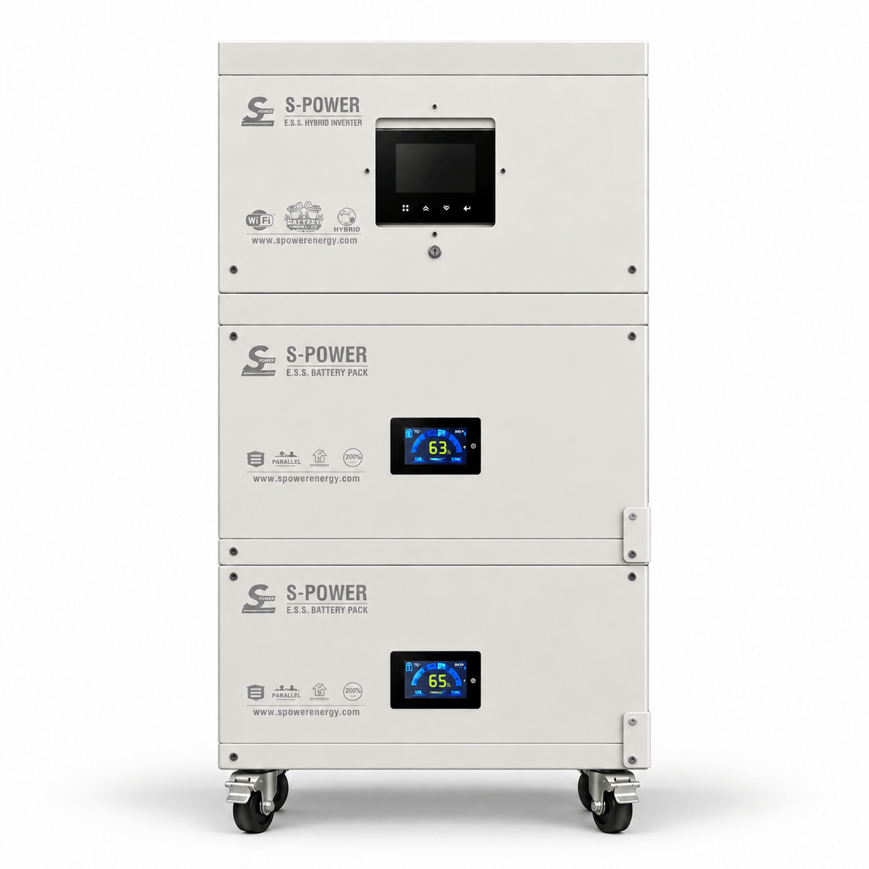 Spower ESS 5.6 Max Plus Güneş Enerji Depolama Seti 2 Adet 15Kw Akülü