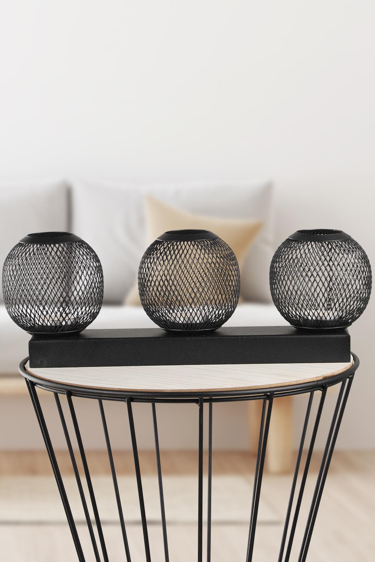 Sera Tealight 3.lü Mumluk Siyah
