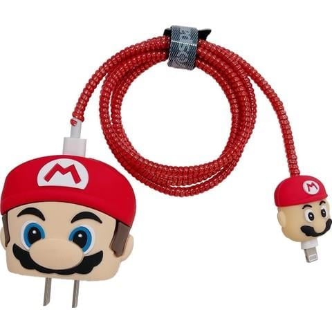 APPLE KARAKTER ŞARJ KORUYUCULARINEWFACEKRKTR01Apple 20W Karakter Şarj Aleti Koruyucu Kılıf - Desen 1