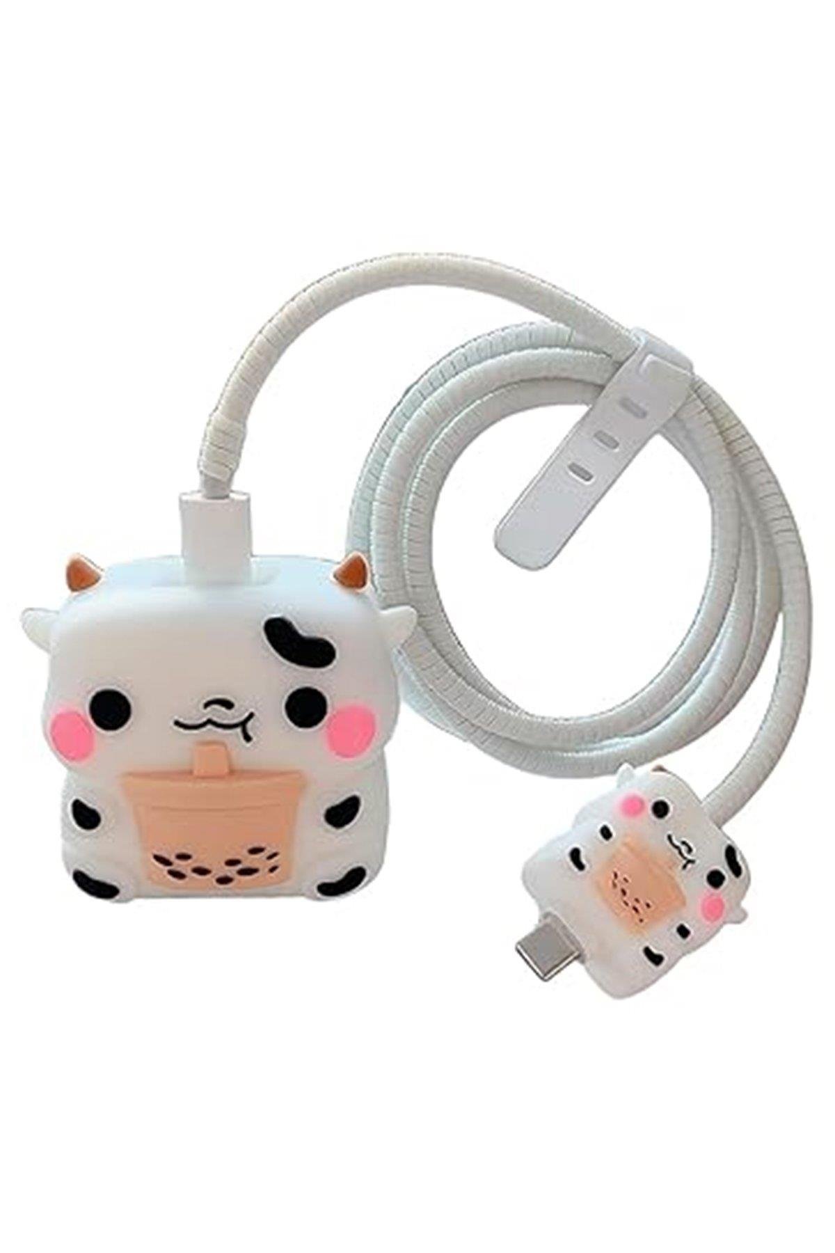 APPLE KARAKTER ŞARJ KORUYUCULARINEWFACEKRKTR07Apple 20W Karakter Şarj Aleti Koruyucu Kılıf - Desen 7