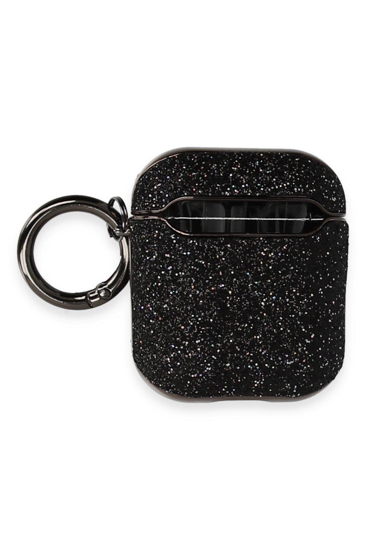 SİMLİ TAŞLI AİRPODS KILIFLARINEWFACESPLLSML01Apple Airpods 2 (2.nesil) Spell Simli Kılıf - Siyah