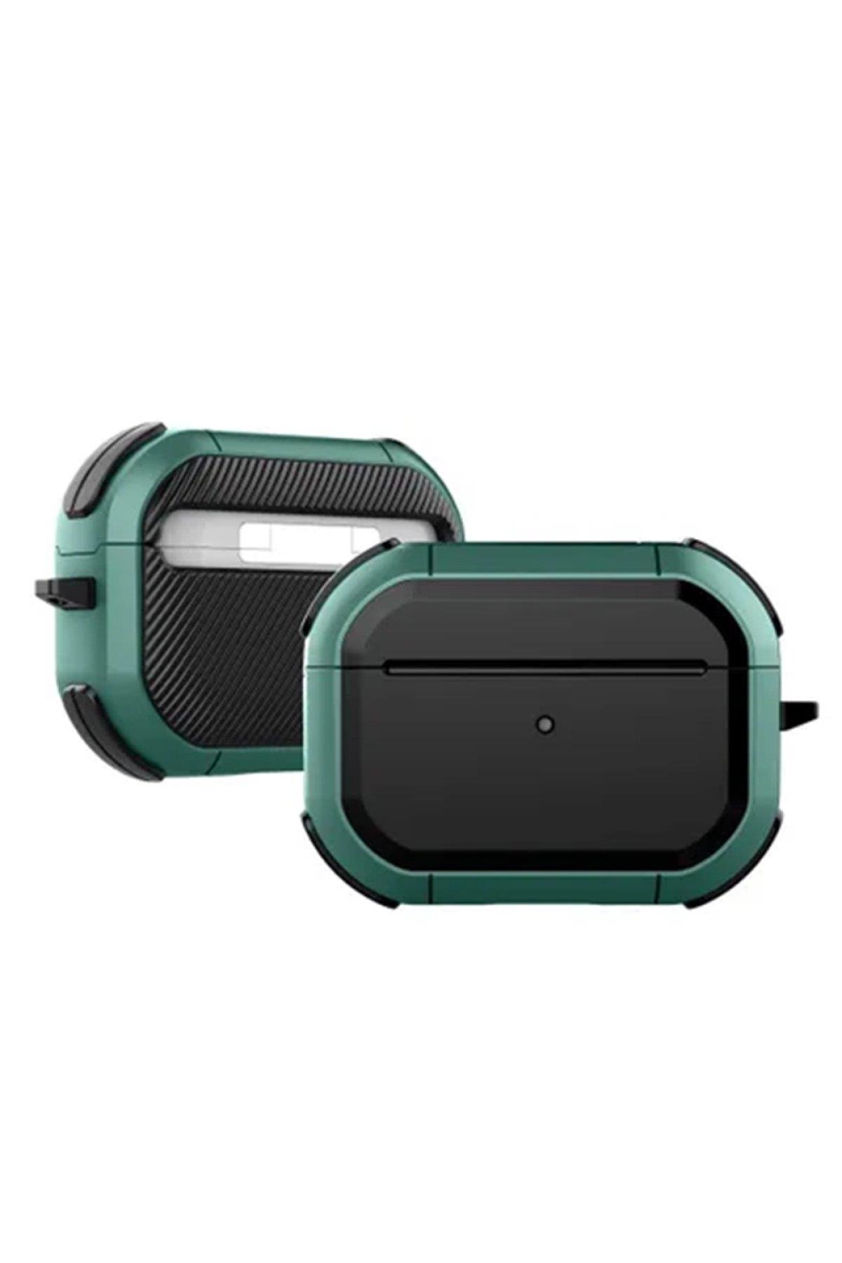 TANK AİRPODS KILIFLARINEWFACETNK04Apple Airpods 3 (3.nesil) Tank Kılıf - Yeşil