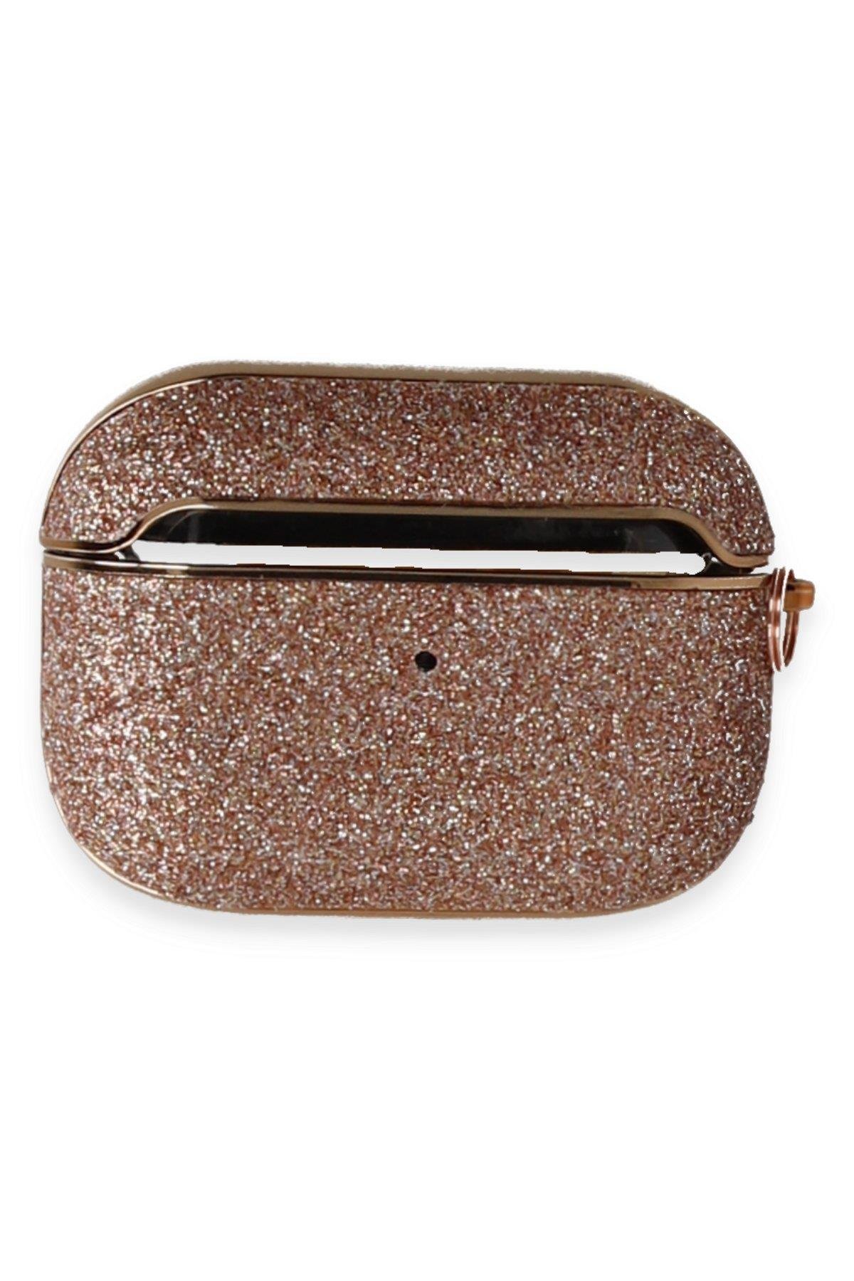 SİMLİ TAŞLI AİRPODS KILIFLARINEWFACESPLLSML04Apple Airpods Pro (1.nesil) Spell Simli Kılıf - Rose Gold