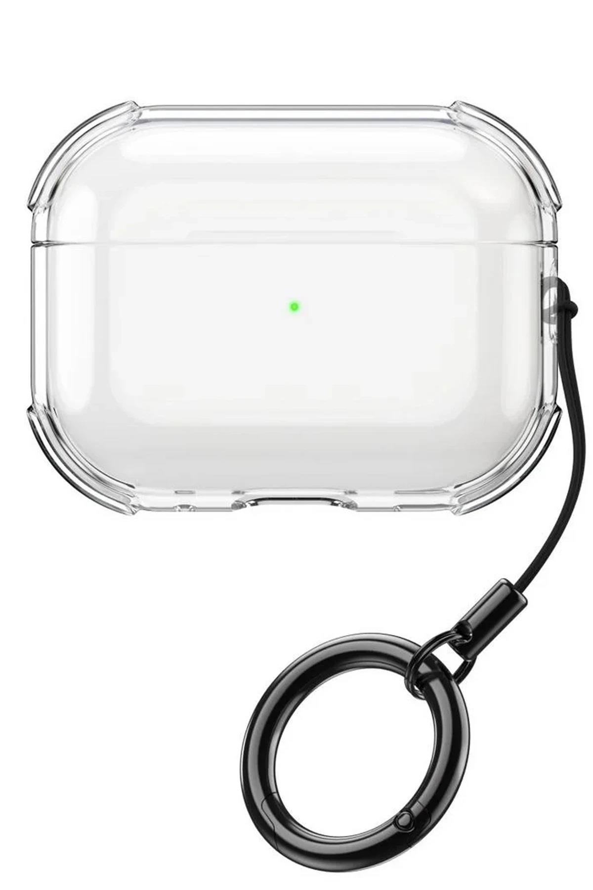 Glossy Airpods KılıflarıNEWFACESHWY01Apple AirPods Pro 3 (3. Nesil) Showy Parlak Darbeye Dayanıklı Koruma Kılıfı – Şeffaf