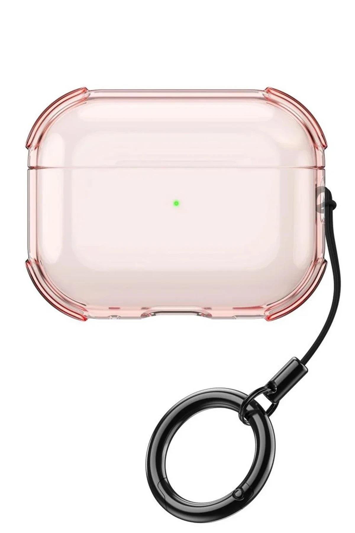 Glossy Airpods KılıflarıNEWFACESHWY02Apple AirPods Pro 3 (3. Nesil) Showy Parlak Darbeye Dayanıklı Koruma Kılıfı – Rose