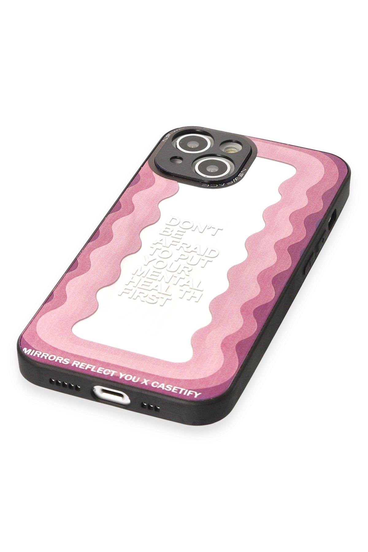 AYNALI KILIFLARNEWFACEMRRR16Apple iPhone 13 Kılıf Mirror Desenli Kapak