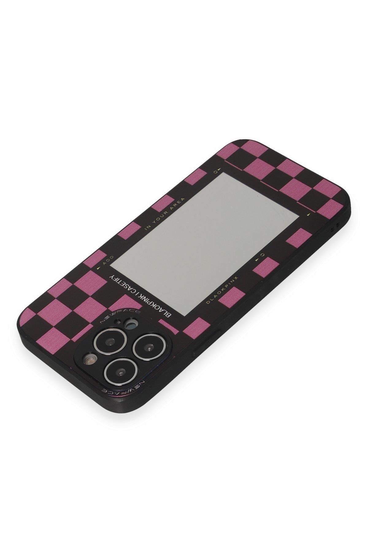 AYNALI KILIFLARNEWFACEMRRR19Apple iPhone 13 Pro Kılıf Mirror Desenli Kapak