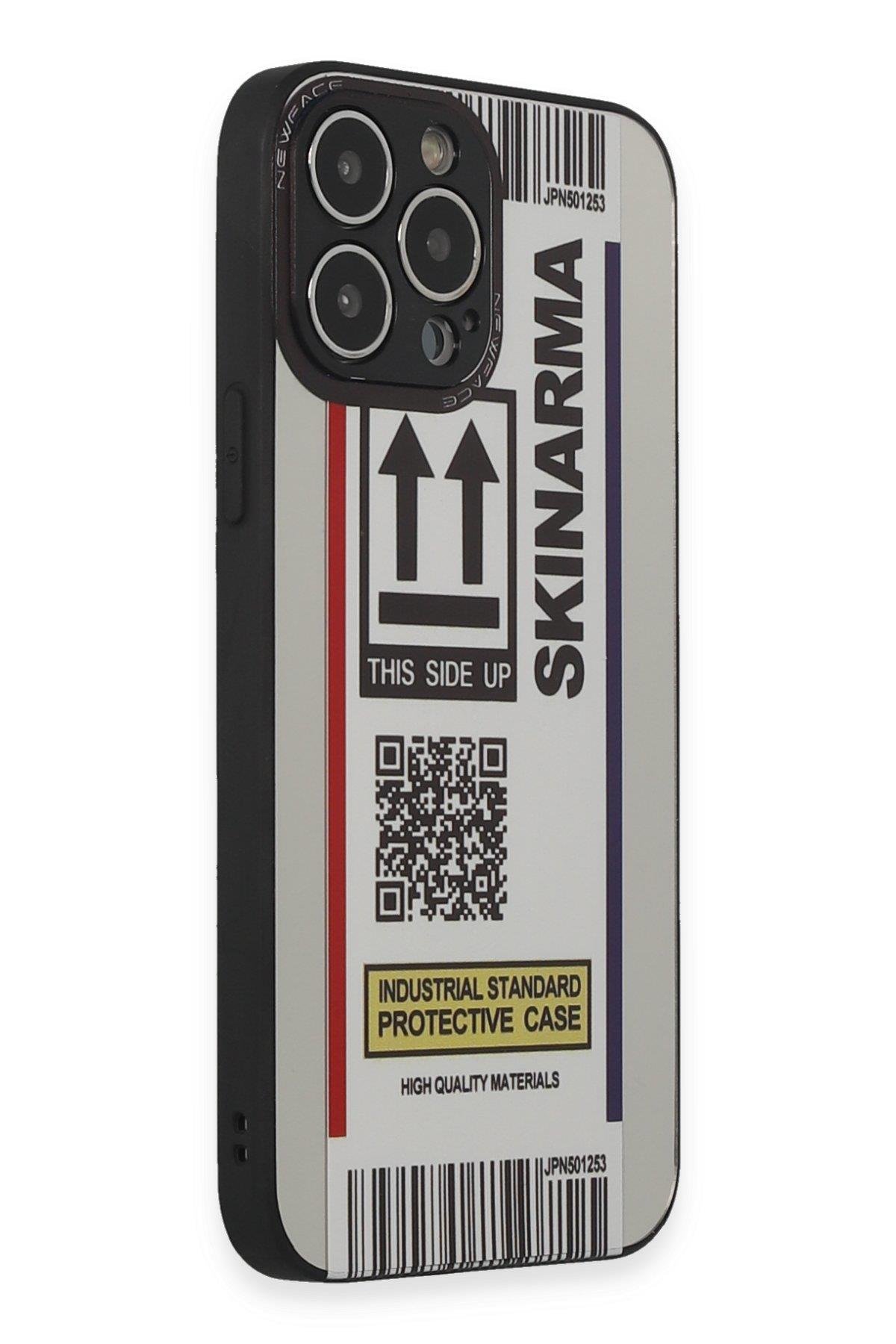 AYNALI KILIFLARNEWFACEMRRR20Apple iPhone 13 Pro Kılıf Mirror Desenli Kapak