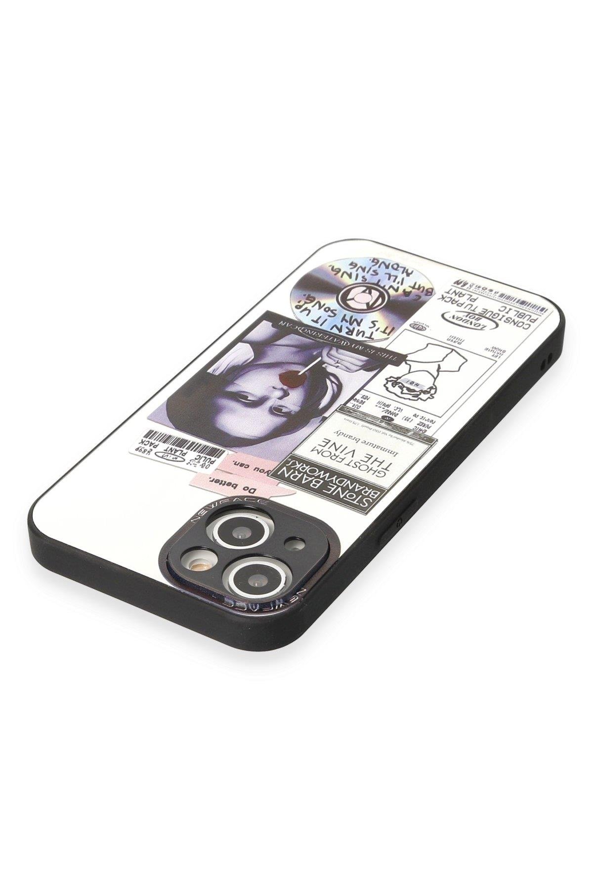 AYNALI KILIFLARNEWFACEMRRR17Apple iPhone 14 Kılıf Mirror Desenli Kapak