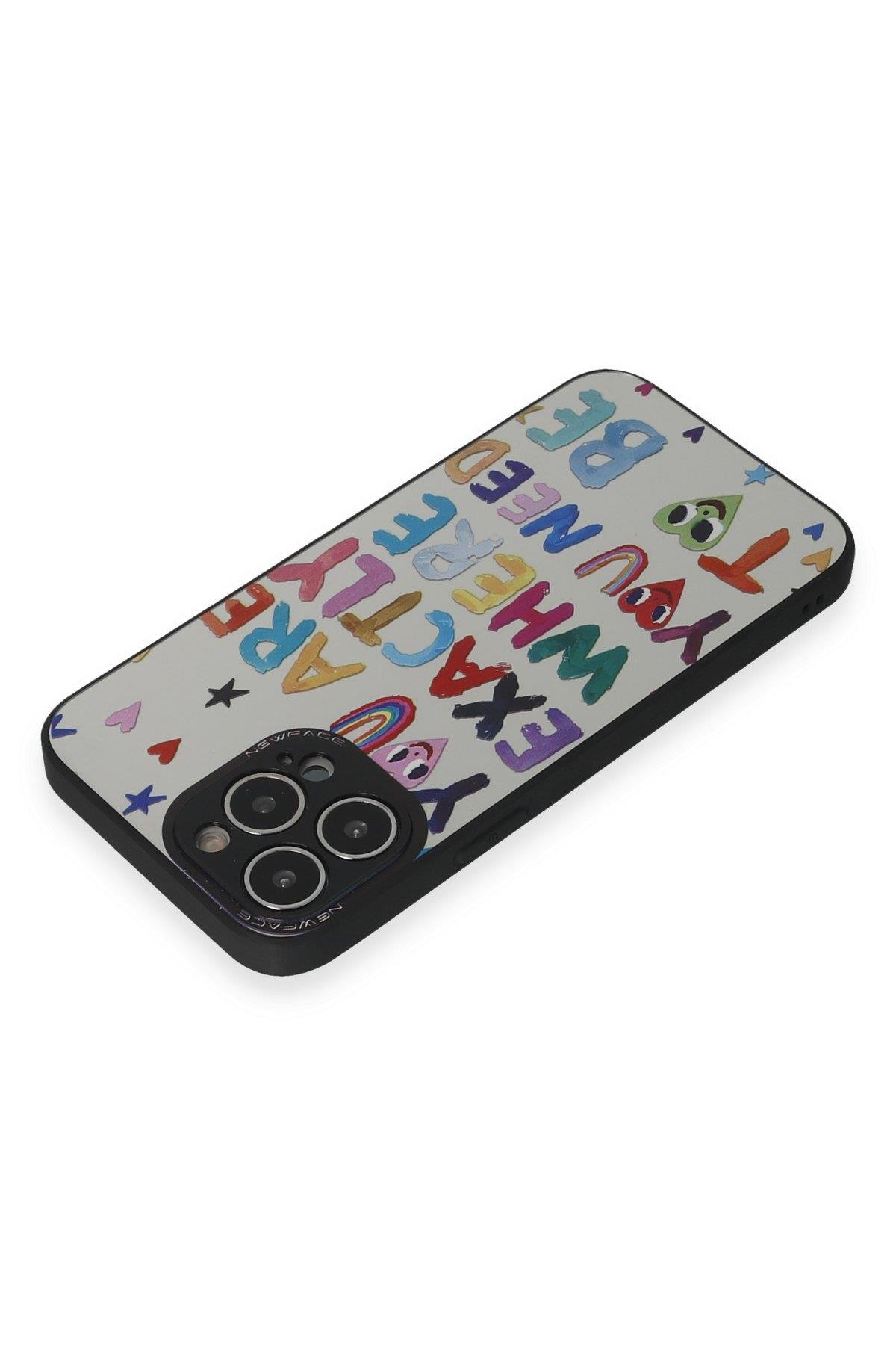 AYNALI KILIFLARNEWFACEMRRR10Apple iPhone 14 Pro Max Kılıf Mirror Desenli Kapak