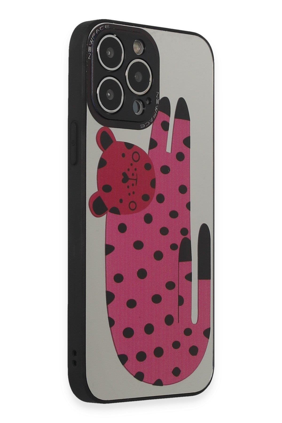 AYNALI KILIFLARNEWFACEMRRR09Apple iPhone 14 Pro Max Kılıf Mirror Desenli Kapak