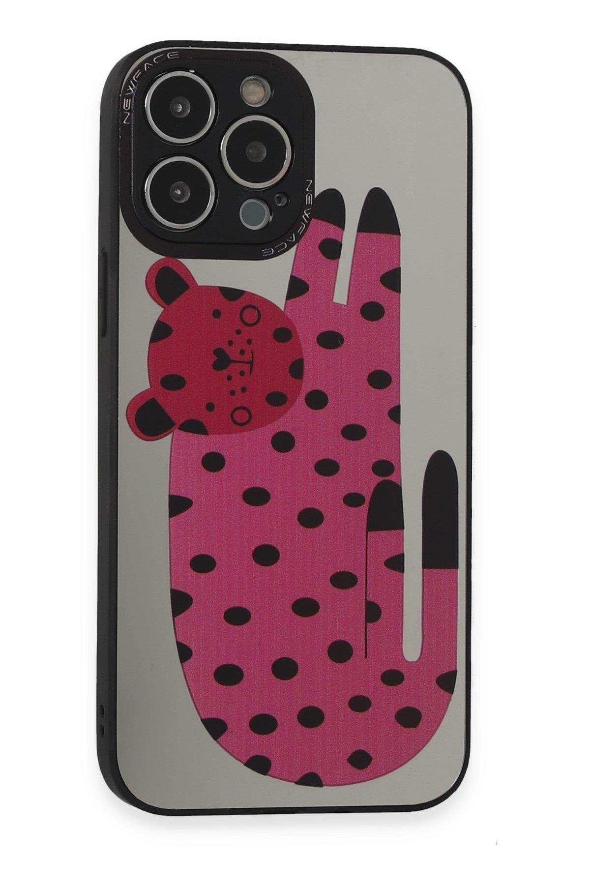 AYNALI KILIFLARNEWFACEMRRR09Apple iPhone 14 Pro Max Kılıf Mirror Desenli Kapak