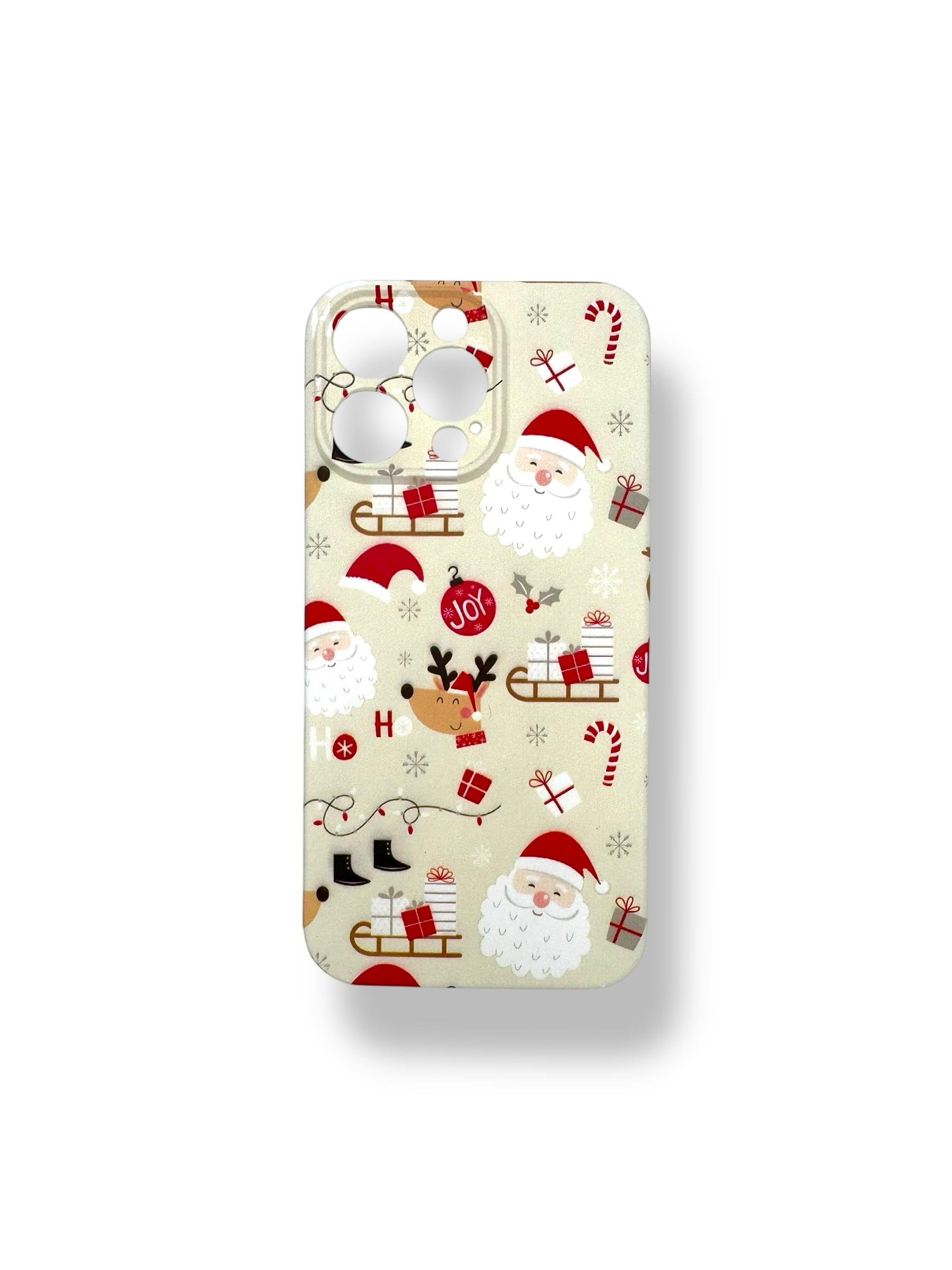 SİLİKON BASKI KILIFLARDIVERSECASESLKN76Apple Iphone 14 Pro Max Silikon Yılbaşı Tema 1 Baskı Kılıf
