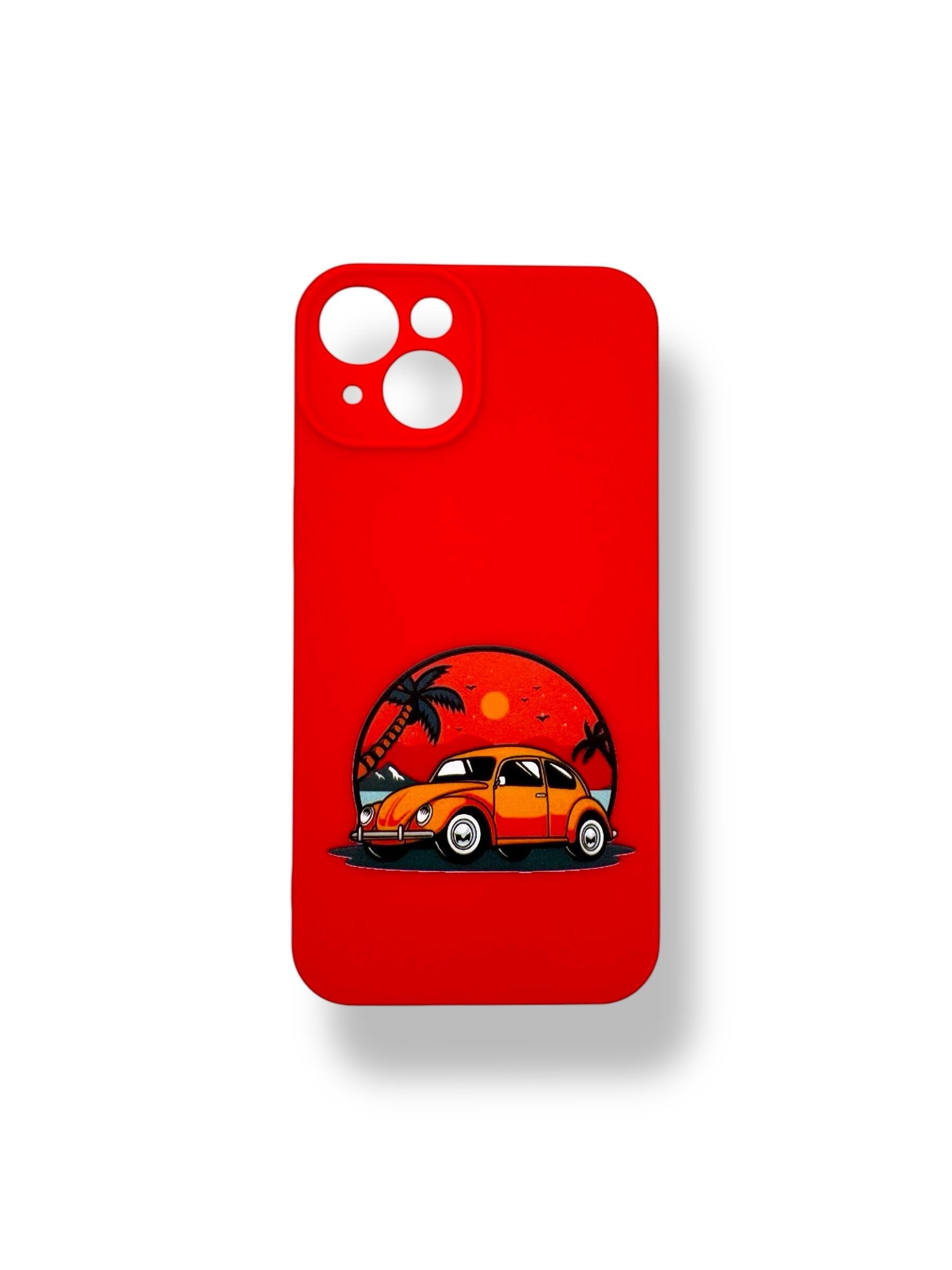 SİLİKON BASKI KILIFLARDIVERSECASESLKN15Apple Iphone 14 Silikon Vosvos Baskı Kılıf - Kırmızı