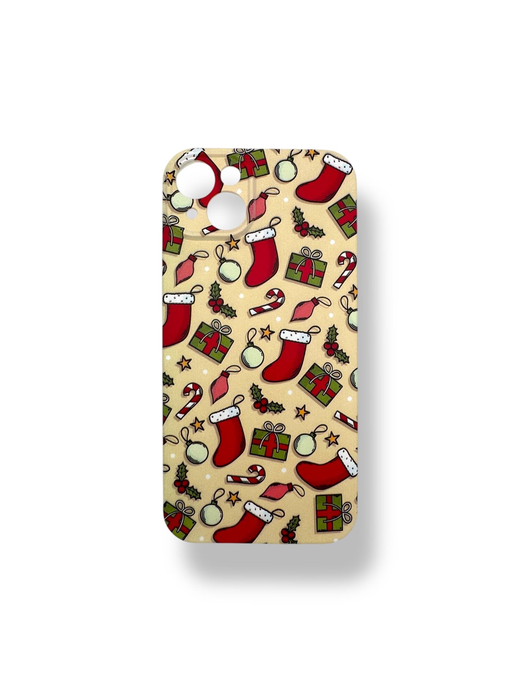 SİLİKON BASKI KILIFLARDIVERSECASESLKN62Apple Iphone 14 Silikon Yılbaşı Tema 2 Baskı Kılıf