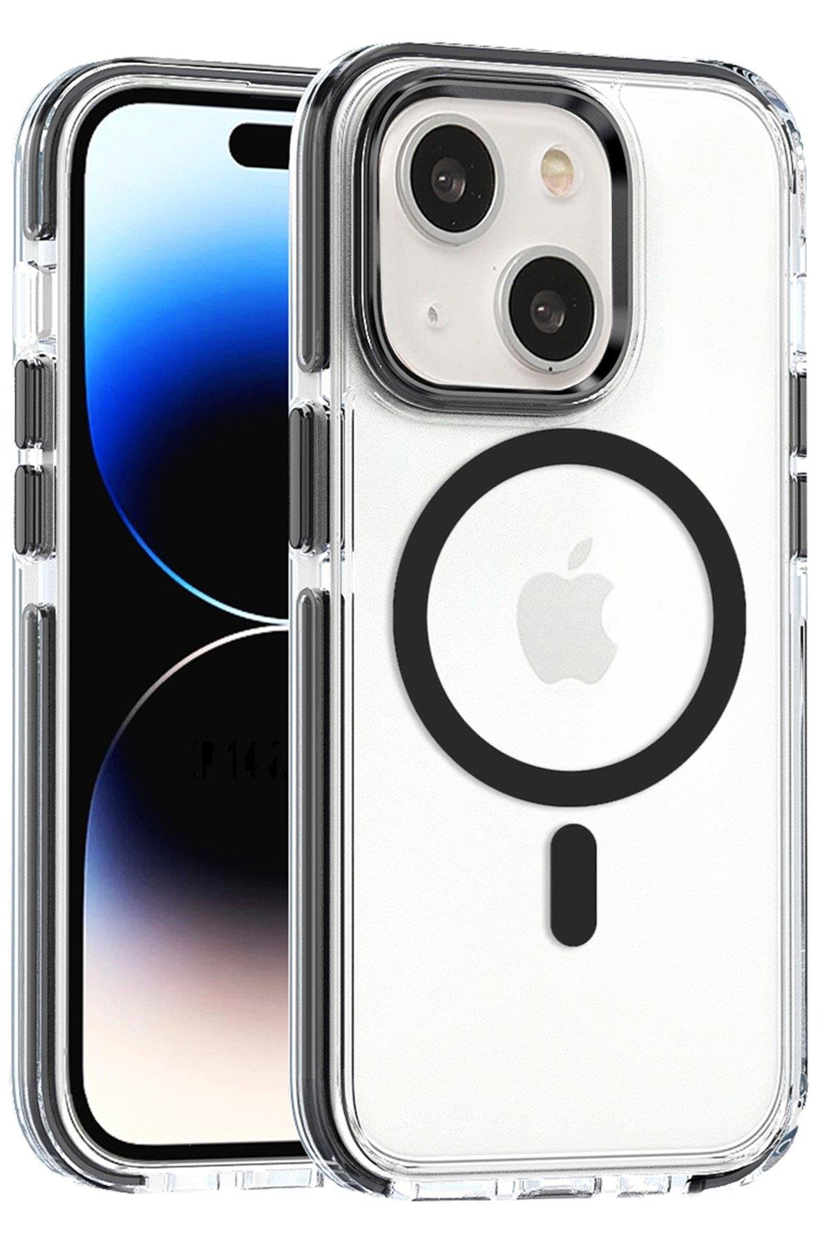 MAGSAFE KILIFLARJOKOBELLA03Apple iPhone 15 Bella Magsafe Kapak - Siyah