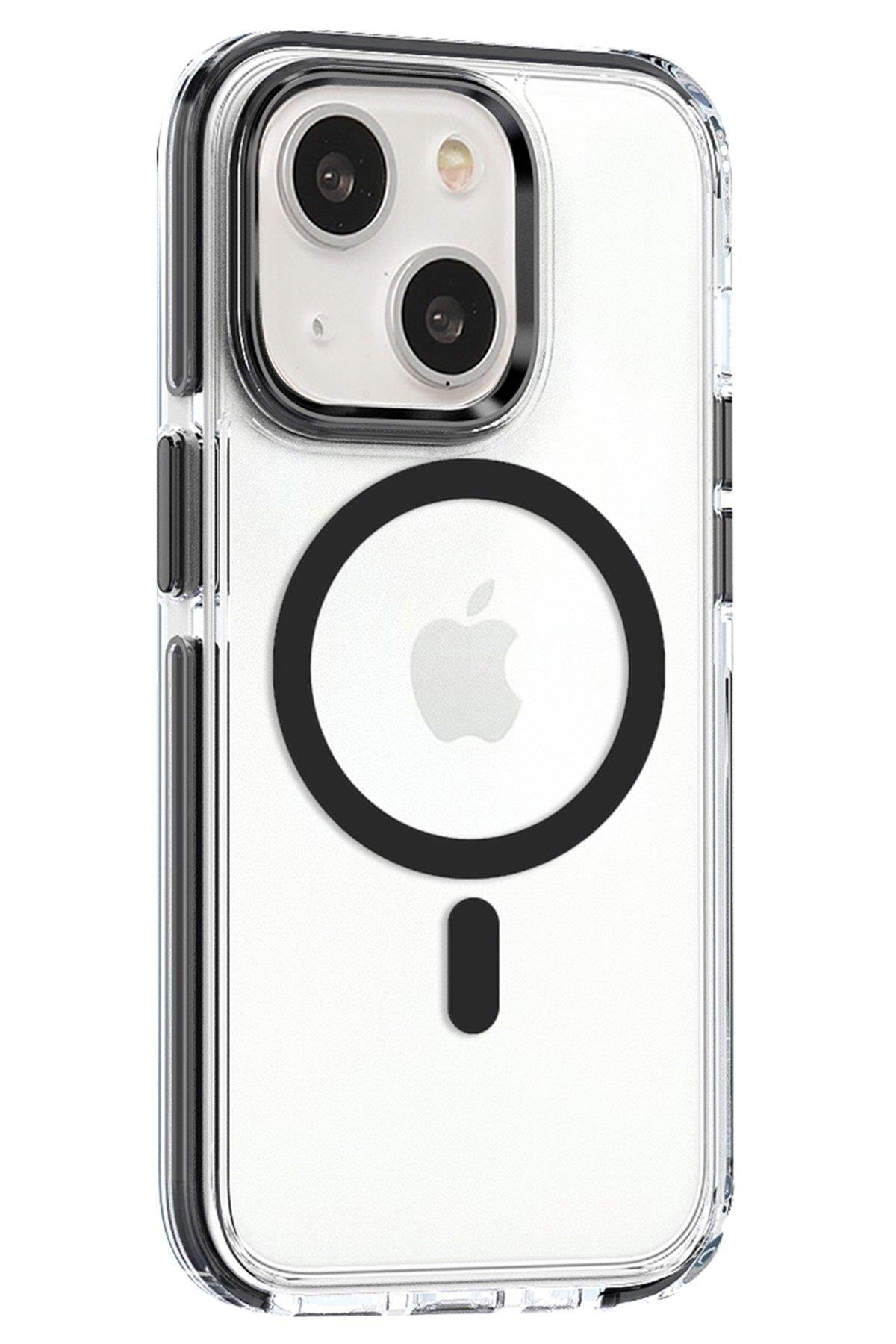 MAGSAFE KILIFLARJOKOBELLA03Apple iPhone 15 Bella Magsafe Kapak - Siyah