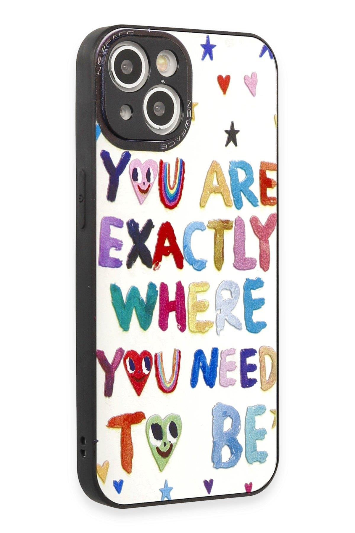 AYNALI KILIFLARNEWFACEMRRR04Apple iPhone 15 Kılıf Mirror Desenli Kapak