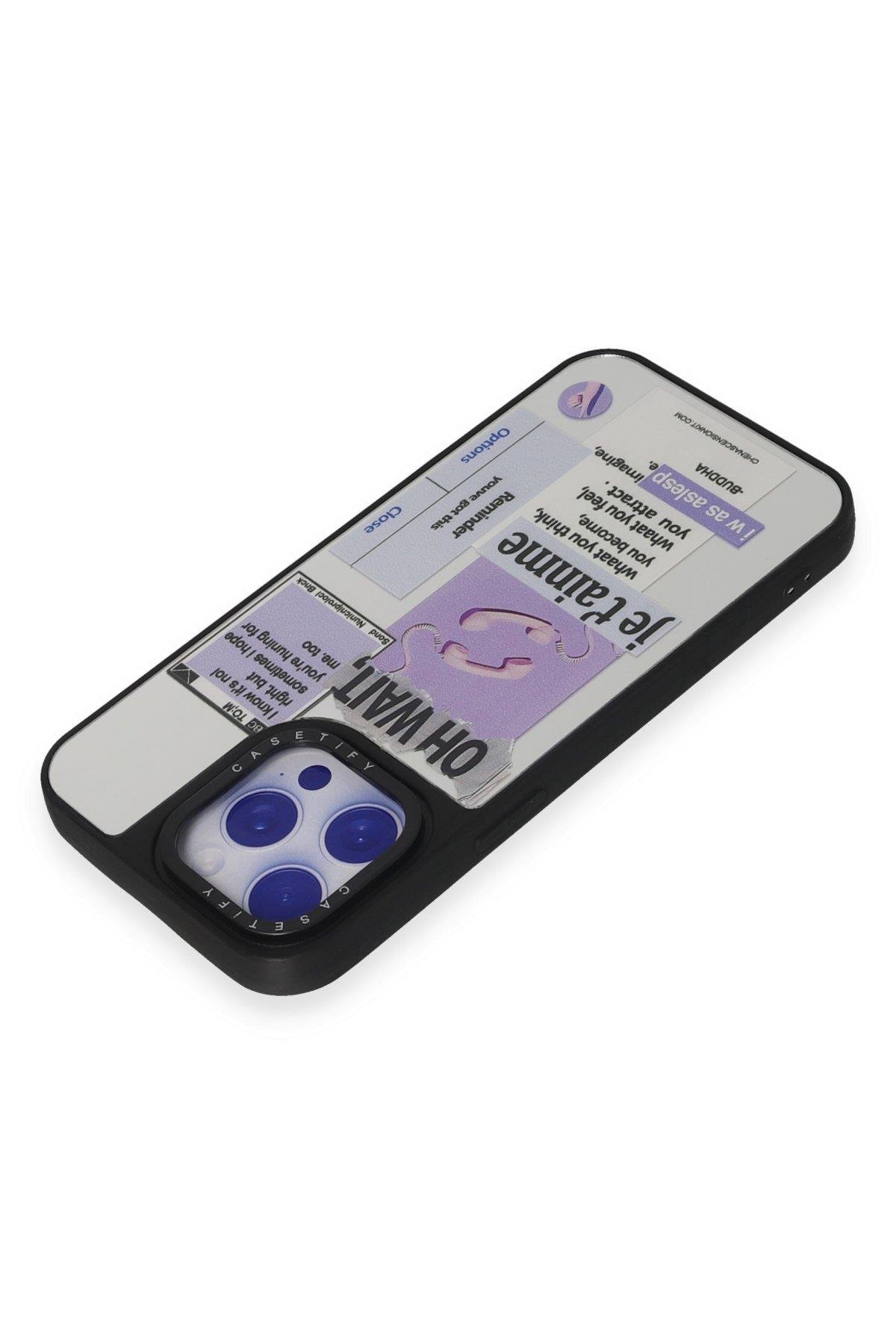 AYNALI KILIFLARNEWFACEMRRR08Apple iPhone 15 Pro Kılıf Mirror Desenli Kapak